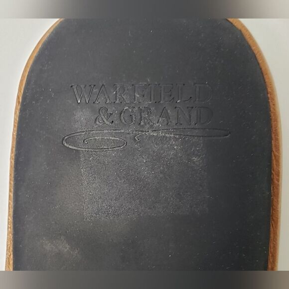 Warfield & Grand Men's Leather Sandals Flip flops Size 9 - Picture 10 of 10